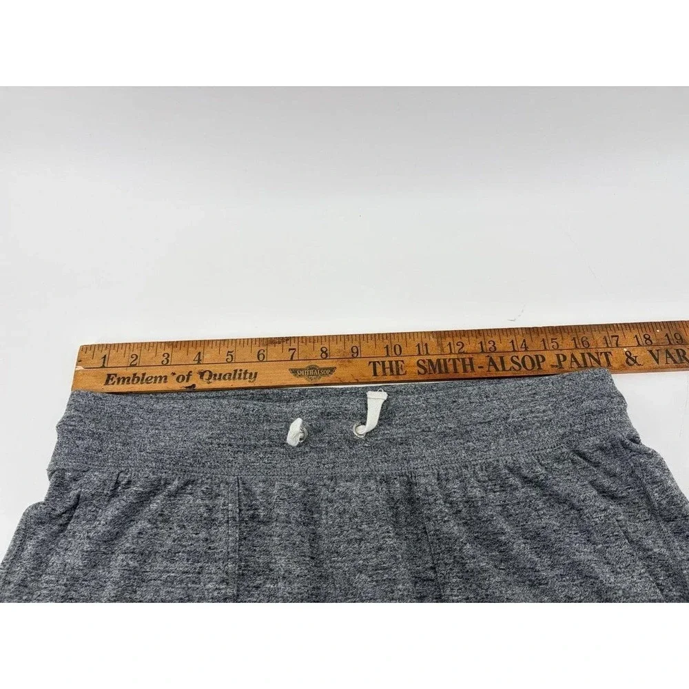 Nike‎ Gym Vintage Cropped Capri Jogger Pants Organic Cotton Gray Size Women's L